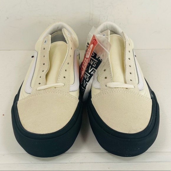 Vans Old Skool Pro Classic White/Black Sneaker Size 9 Women - Picture 2 of 9